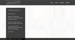 Desktop Screenshot of jensine-galten.dk