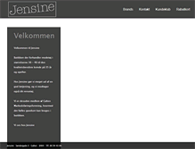 Tablet Screenshot of jensine-galten.dk